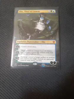 MTG 1X Oko, Thief of Crowns X1 (Borderless) Throne of Eldraine Magic - NM/MT - Image 1