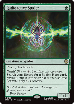 Radioactive Spider #111 | Near Mint | Marvel's Spider-Man Magic MTG - Image 1