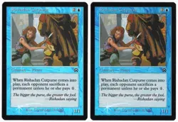 Rishadan Cutpurse x2 2x 1999 Mercadian Masques FOIL Blue Creature MTG NM AZ2 - Image 1