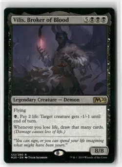 Magic The Gathering Vilis, Broker of Blood Rare #122 - Image 1