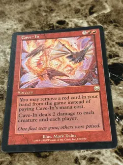 CAVE-IN Magic the Gathering MTG Mercadian Masques MP - Image 1