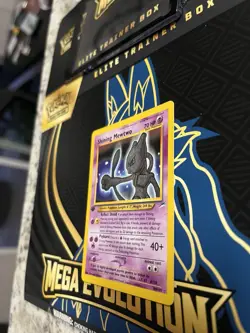 Shining Mewtwo 1st Edition 109/105 Neo Destiny Holo Pokemon Card - Image 3
