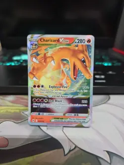 Pokemon TCG Charizard VSTAR 019/159 Crown Zenith Holo NM Rare V STAR SINGLE RAW - Image 1