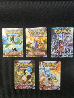TRAINER TIPS - LOT OF 5 - PALDEA EVOLVED/SV BASE SET/PARADOX RIFT - POKEMON - Image 1