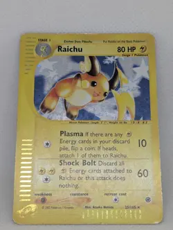Raichu 025/165 Expedition Base Set Holo Rare Pokemon TCG Nintendo Pikachu - Image 3