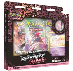 Pokemon TCG Champion's Path Special Pin Collection Box Ballonlea Gym Box NEW - Image 1