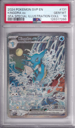 Pokemon Kingdra EX SFA Black Star Promo SVP EN 131 PSA 10 - Image 1
