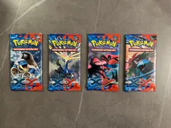Pokemon 4x XY Base Set Booster Packs (Art Set) Russian, Rare - Image 1