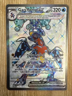Garchomp ex 219/182 Scarlet & Violet Paradox Rift Pokemon TCG - NM - Image 1