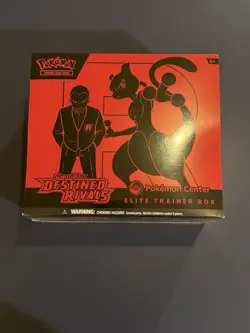 Pokemon Destined Rivals ETB Elite Trainer Box Pokemon Center Exclusive Sealed - Image 1