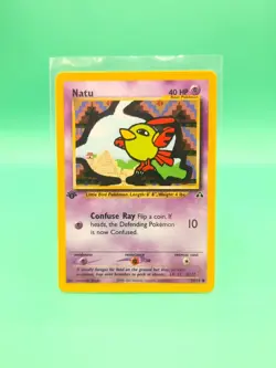 Pokemon Neo Discovery Non Holo Natu 59/75 1st Edition EXC Condition - Image 1