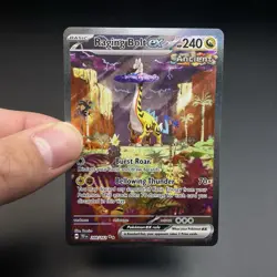 Pokemon Temporal Forces Raging Bolt Ex 208/162 Special Illustration Rare - Image 1