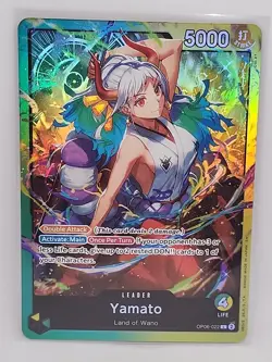 Yamato OP06-022 Leader Card Alt Art Starter Deck 28 One Piece Mint NM - Image 1