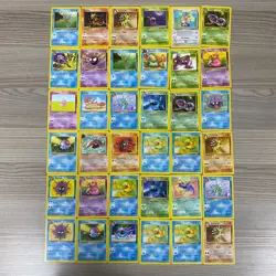 148 POKEMON MIXED CARDS TCG COMMONS/UNCOMMONS FOSSIL SET MAGMAR EKANS PSYDUCK - Image 3