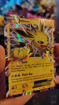 Jolteon EX 28/83 Generations Holo Rare 2016 English Pokemon Card TCG - Image 2