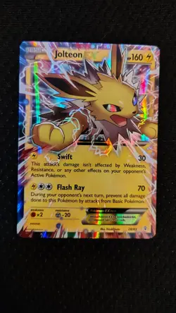 Jolteon EX 28/83 Generations Holo Rare 2016 English Pokemon Card TCG - Image 4