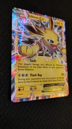 Jolteon EX 28/83 Generations Holo Rare 2016 English Pokemon Card TCG - Image 5