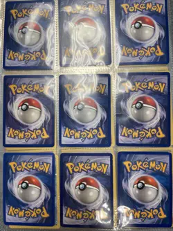 Pokemon Collection Vintage Wizards Of The Coast - Lot Of Cards - Binder Pages - Image 2