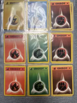 Pokemon Collection Vintage Wizards Of The Coast - Lot Of Cards - Binder Pages - Image 5