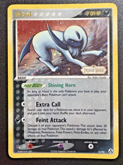 Absol 15/92 EX Legend Maker Pokemon Card Reverse Holo Foil Rare HP - Image 1