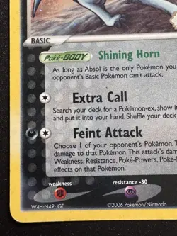 Absol 15/92 EX Legend Maker Pokemon Card Reverse Holo Foil Rare HP - Image 5