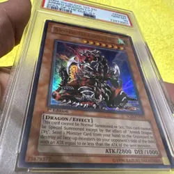 2004 Armed Dragon LV7 SOD-EN015 ULTRA RARE Yugioh Card GM PSA 10 - Image 2