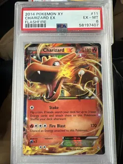 Pokemon TCG Charizard EX Flashfire Holo Ultra Rare Card 11/106 - Image 1