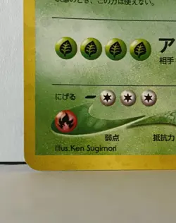 Pokemon Japanese TCG Neo Card Lot - Meganium Holo + Ledyba Holo Vintage LP - NM - Image 5