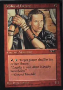 Soldier of Fortune - Alliances: #80, Magic: The Gathering Nm R158 - Image 1