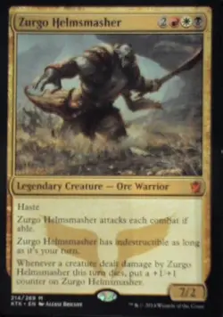 Zurgo Helmsmasher - Khans of Tarkir: #214, Magic: The Gathering Nm R157 - Image 1