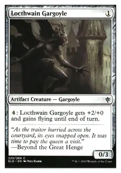 Locthwain Gargoyle Throne of Eldraine MTG - NM+ - Image 1