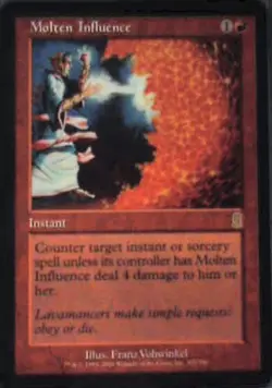 Molten Influence - Odyssey: #207, Magic: The Gathering Nm R155 - Image 1