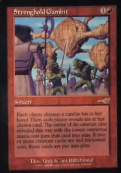 Stronghold Gambit - Nemesis: #100, Magic: The Gathering Nm R155 - Image 1