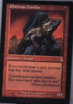 Obstinate Familiar - Odyssey: #210, Magic: The Gathering Nm R155 - Image 1