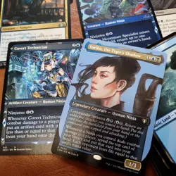 FULL Art Ninja Tribal ROGUES Beat You Black and Blue themed Whole Commander Deck - Image 1