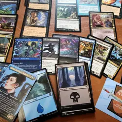 FULL Art Ninja Tribal ROGUES Beat You Black and Blue themed Whole Commander Deck - Image 2