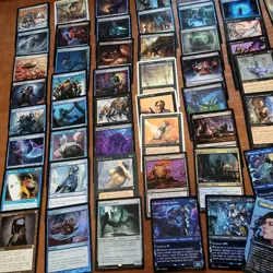 FULL Art Ninja Tribal ROGUES Beat You Black and Blue themed Whole Commander Deck - Image 4