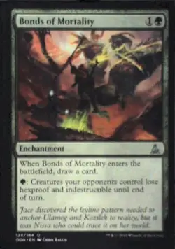 Bonds of Mortality - Oath of the Gatewatch: #128, Magic: The Gathering Nm R152 - Image 1