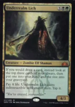 Underrealm Lich - Guilds of Ravnica: #211, Magic: The Gathering Nm R151 - Image 1