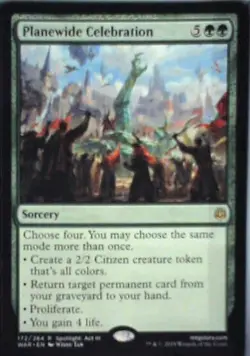 Planewide Celebration - War of the Spark: #172, Magic: The Gathering Nm R151 - Image 1