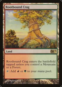 ROOTBOUND CRAG NM! *MAGIC CORE SET 2012* - Image 1