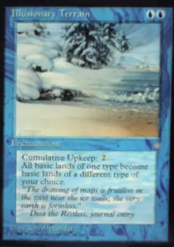 Illusionary Terrain - Ice Age: #77, Magic: The Gathering Nm R149 - Image 1