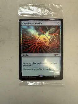 MTG Magic the Gathering: Crucible of Worlds 2019 WC Promo Foil - Image 1