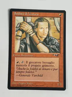 MTG Soldier of Fortune (Italian Alliances/Red/U) - BGM - Image 1