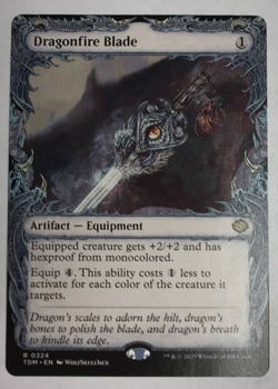Mtg. Dragonfire Blade Showcase Tarkir: Dragonstorm. - Image 1
