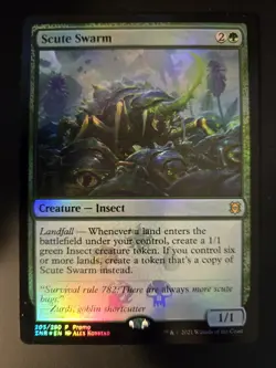 Scute Swarm NM FOIL PROMO Zendikar Rising MTG FREE SHIPPING - Image 1