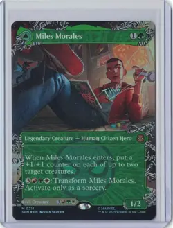 Magic The Gathering - Miles Morales (0211) Borderless Foil- Marvel's Spider-Man - Image 1