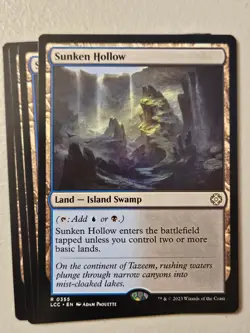 MTG | Sunken Hollow (x4 Playset) | (NM) The Lost Caverns of Ixalan - Image 1