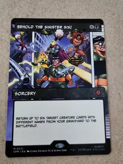 Behold the Sinister Six! #221 Regular (Borderless) Marvel's Spider-Man - Mtg - Image 1