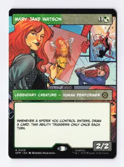 Mary Jane Watson (Borderless) 0229 (R) MTG Marvel's Spider-Man (SPM) - Image 1